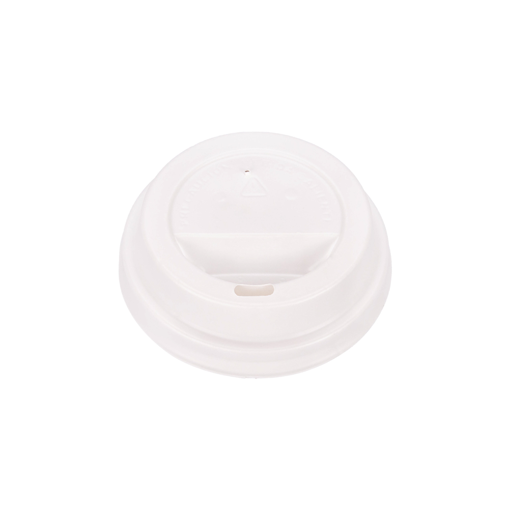 TAPA VASOS POLIPAPEL SOLUPLEX CON PICO.BLANCA 8OZ P/DOBLE PARED *100UNID.