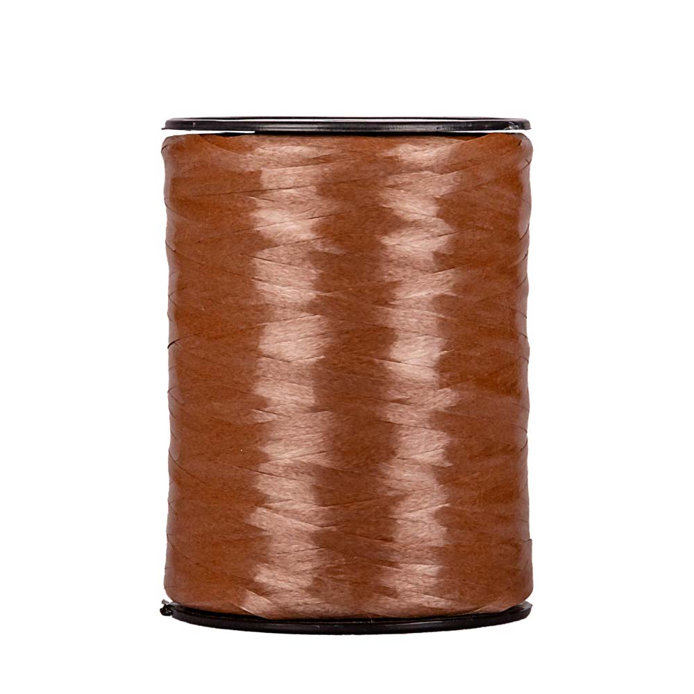 CINTA MOÑOS LISA .5MM ROLLO CHOCOLATE *1000MTS
