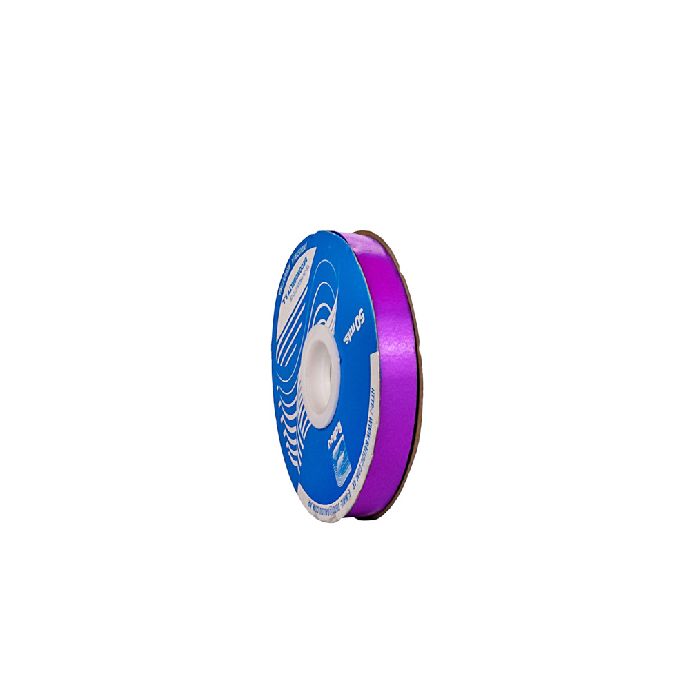 CINTA MOÑOS LISA 12MM ROLLO VIOLETA *50MTS