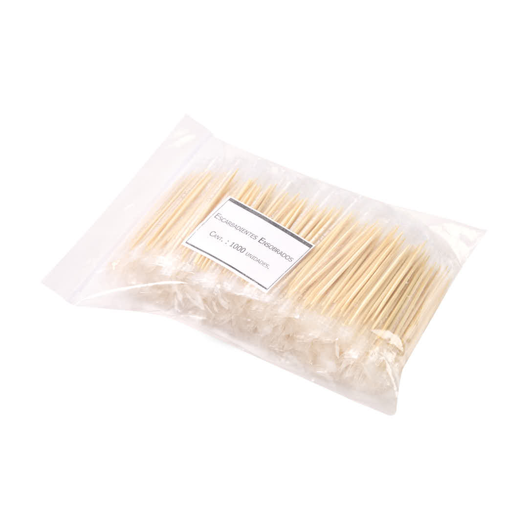 PALILLOS ENSOBRADOS (ESCARBADIENTES) BOLSA *1000UNID