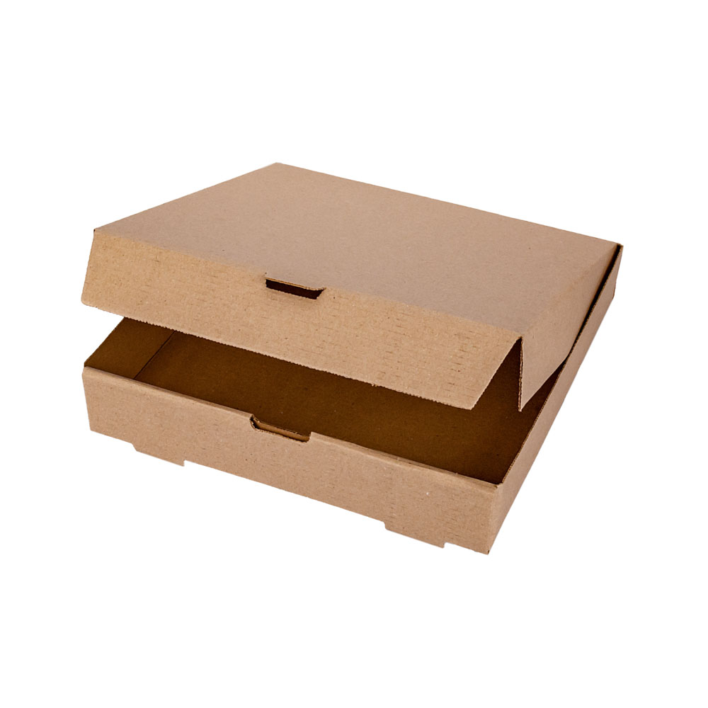 CAJA MICRO CARTON MARRON/MARRON (28*28*5.3CM) (PASCUALINA) *100UNID.