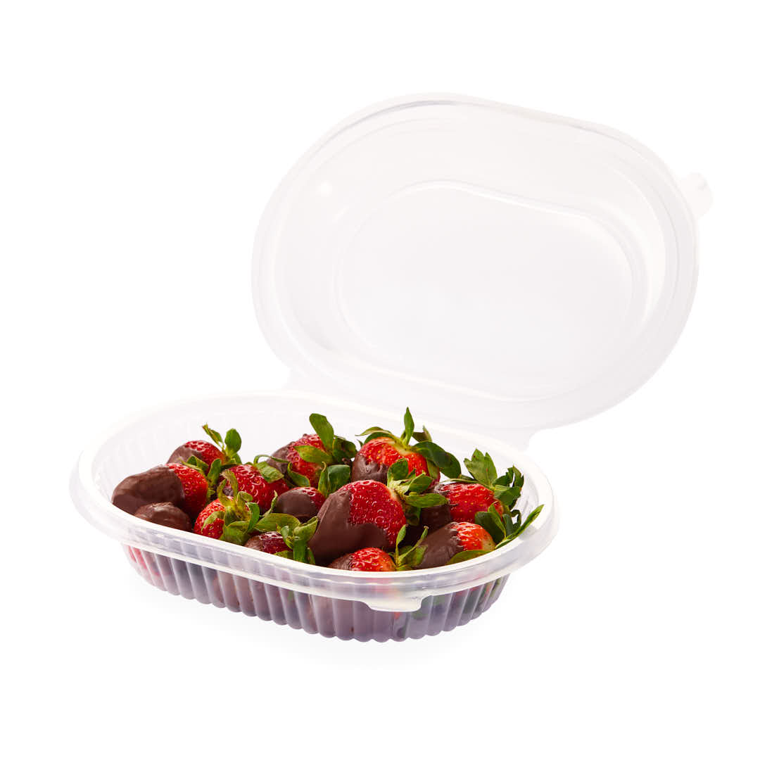 BANDEJA ESTUCHE PET BANDEX 145 OVAL (105145) (16*23*6CM) *50UNID