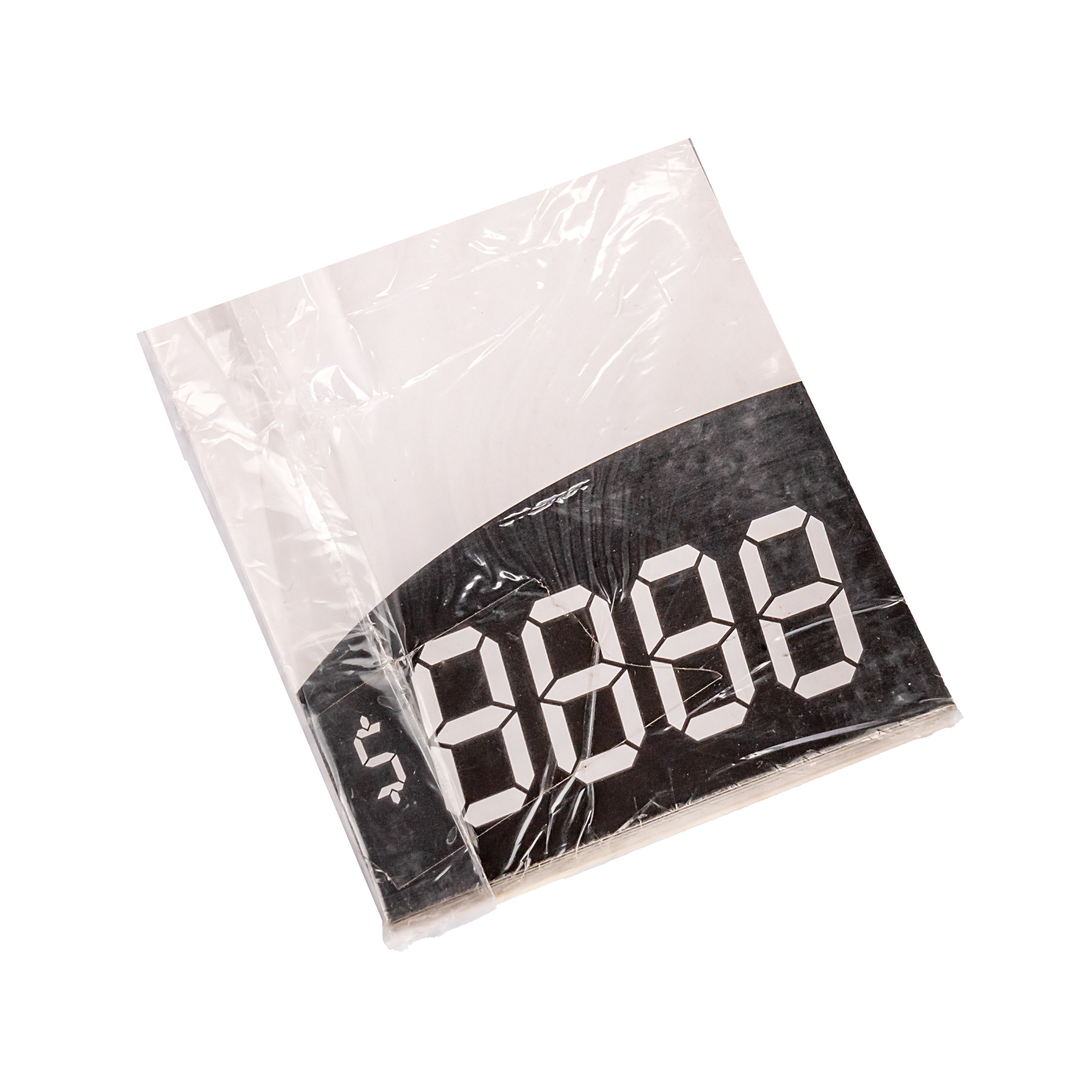 CARTEL PRECIOS DIGITAL BLANCO/NEGRO.(10*7.5CM) (105) PAQ*25UNID