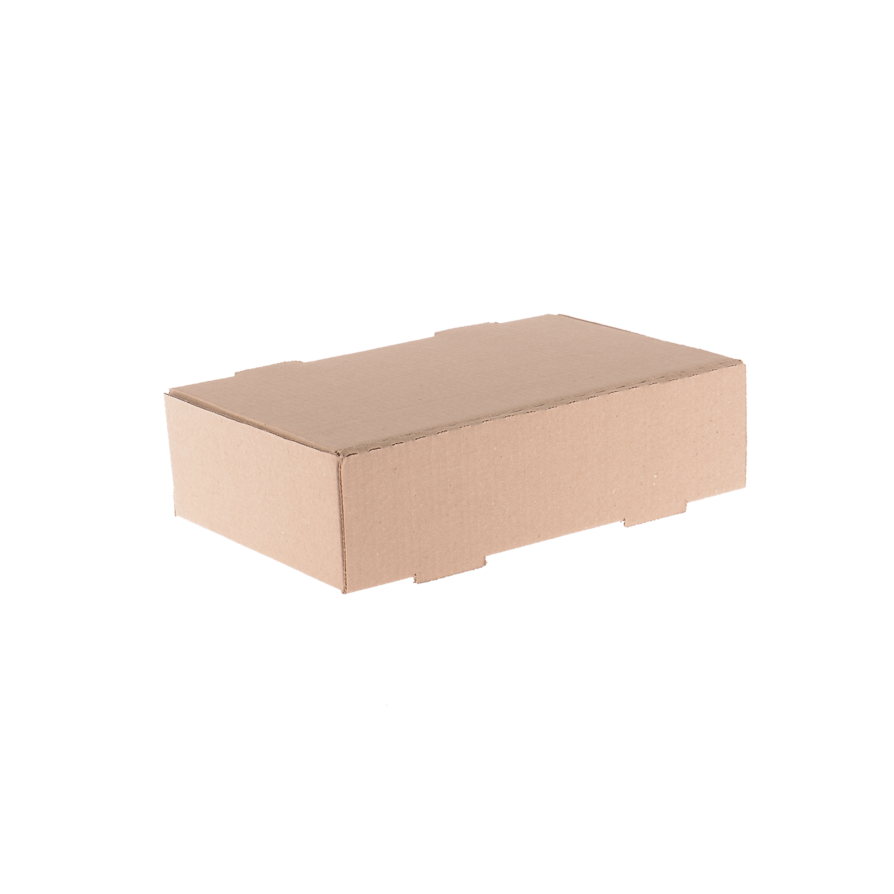 CAJA MICRO CARTON MARRON/MARRON (15.5*24.5*6CM) (1/2 DOC. EMPANADAS ECO) *100UNID.