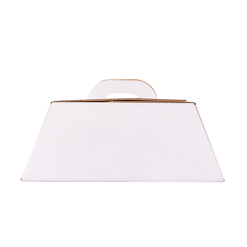 ESTUCHE TORTA CARTON MICRO BLANCO/MARRON (31*31*13CM) *UNID