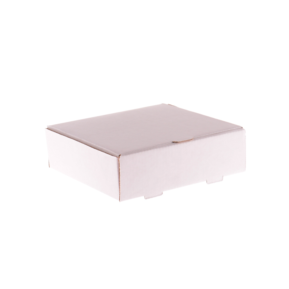 CAJA MICRO CARTON BLANCO/MARRON (18.5*18.5*5.5CM) (HAMBURGUESA) *100UNID.