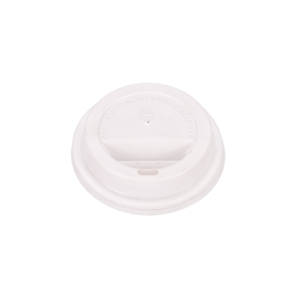 TAPA VASOS POLIPAPEL ENPOLEX.12OZ CON PICO BLANCA P/DOBLE Y SIMPLE PARED *100UNID.