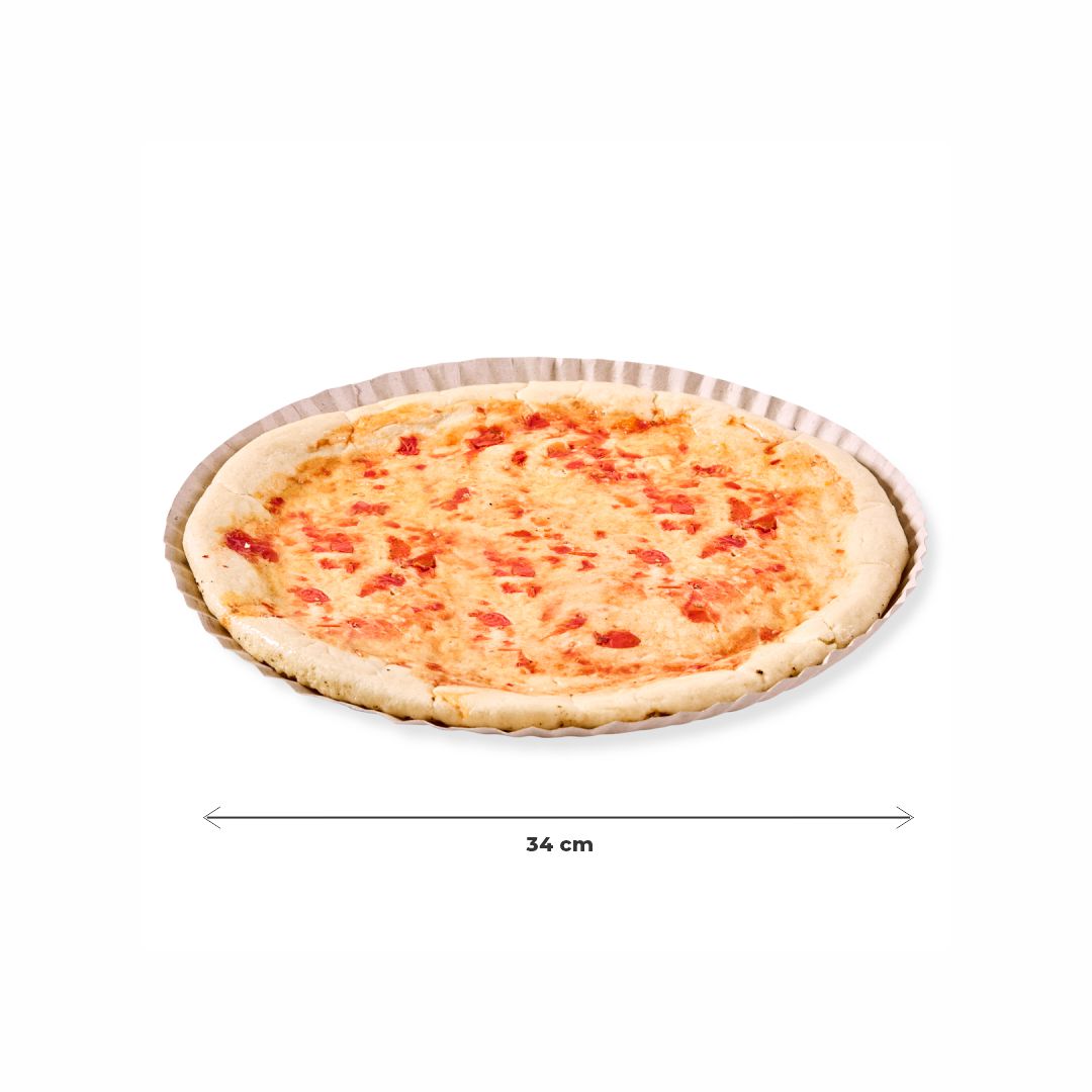 BANDEJA CARTON REDONDA GRIS Nº16 (31CM) *100UNID