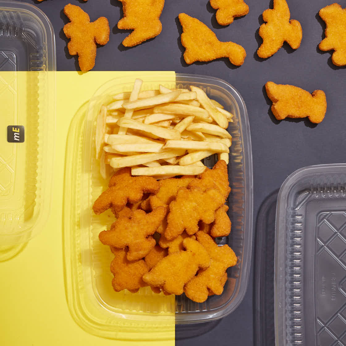 BANDEJA MICRO ENVASES AZULES Nº107 (18*26*5CM) *100UNID