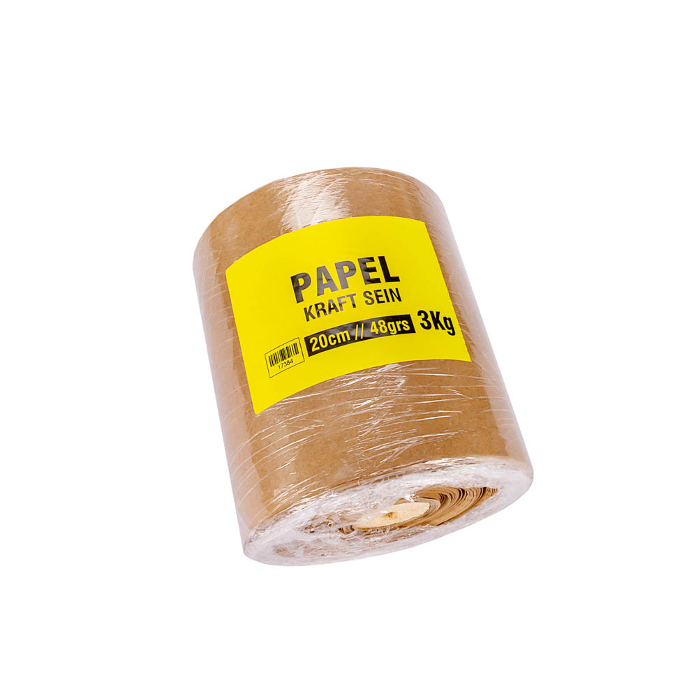 PAPEL KRAFT .20CM (50GRS - 330MTS) BOBINA *3KG