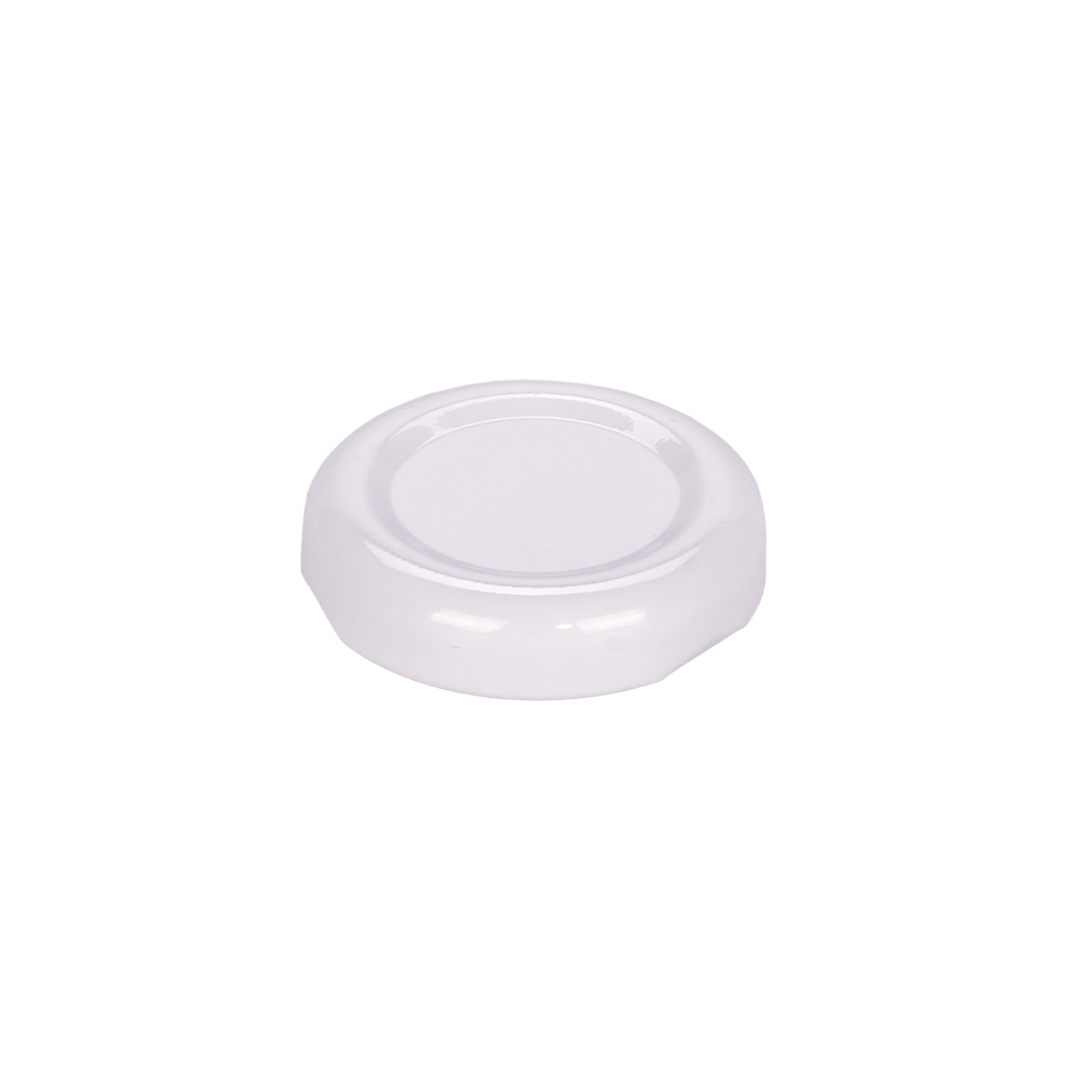 TAPA BOTELLA VIDRIO JUGO 38MM AXIAL BLANCA (METAL) PACK *20UNID