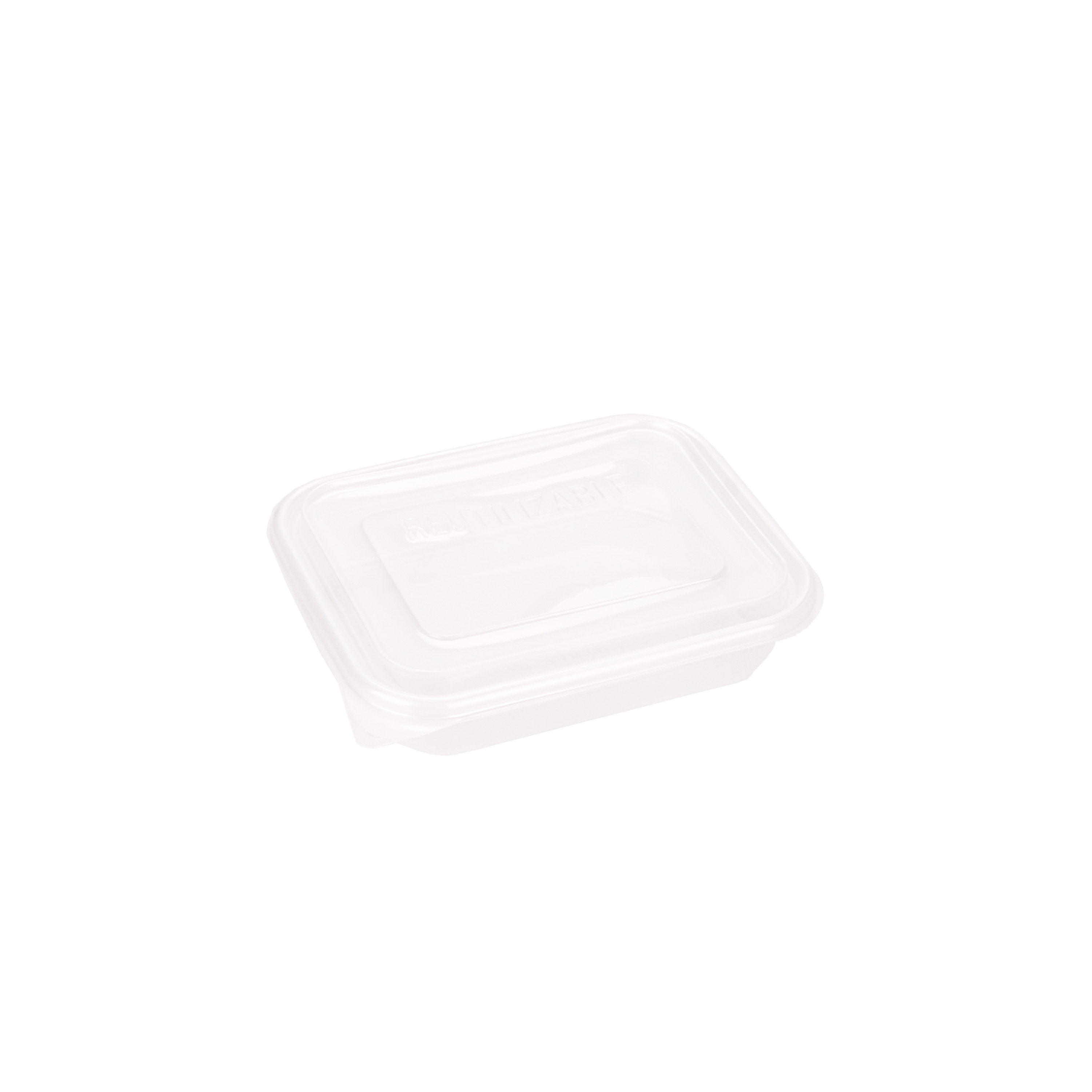 BANDEJA MICRO COTNYL.REUTILIZABLE Nº105 CON TAPA (18*23*5CM) *25UNID