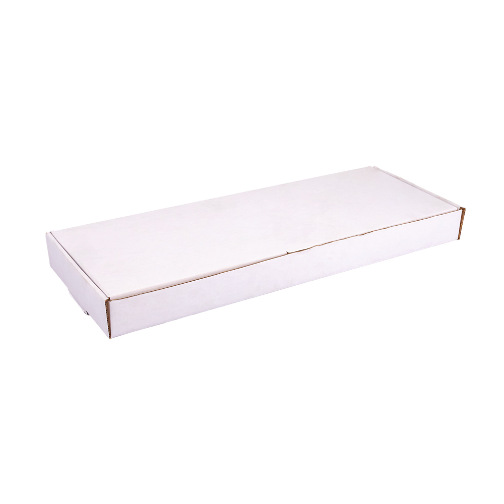 CAJA MICRO CARTON BLANCO/MARRON (15*45*4CM) (MILANESA) *100UNID