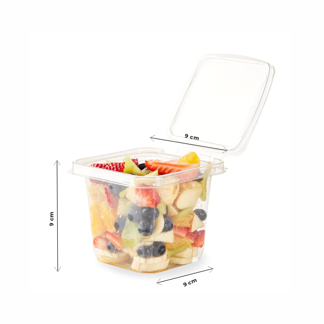 POTE LOCKFOOD PET CUADRADO (500CC) (LK500) *50UNID