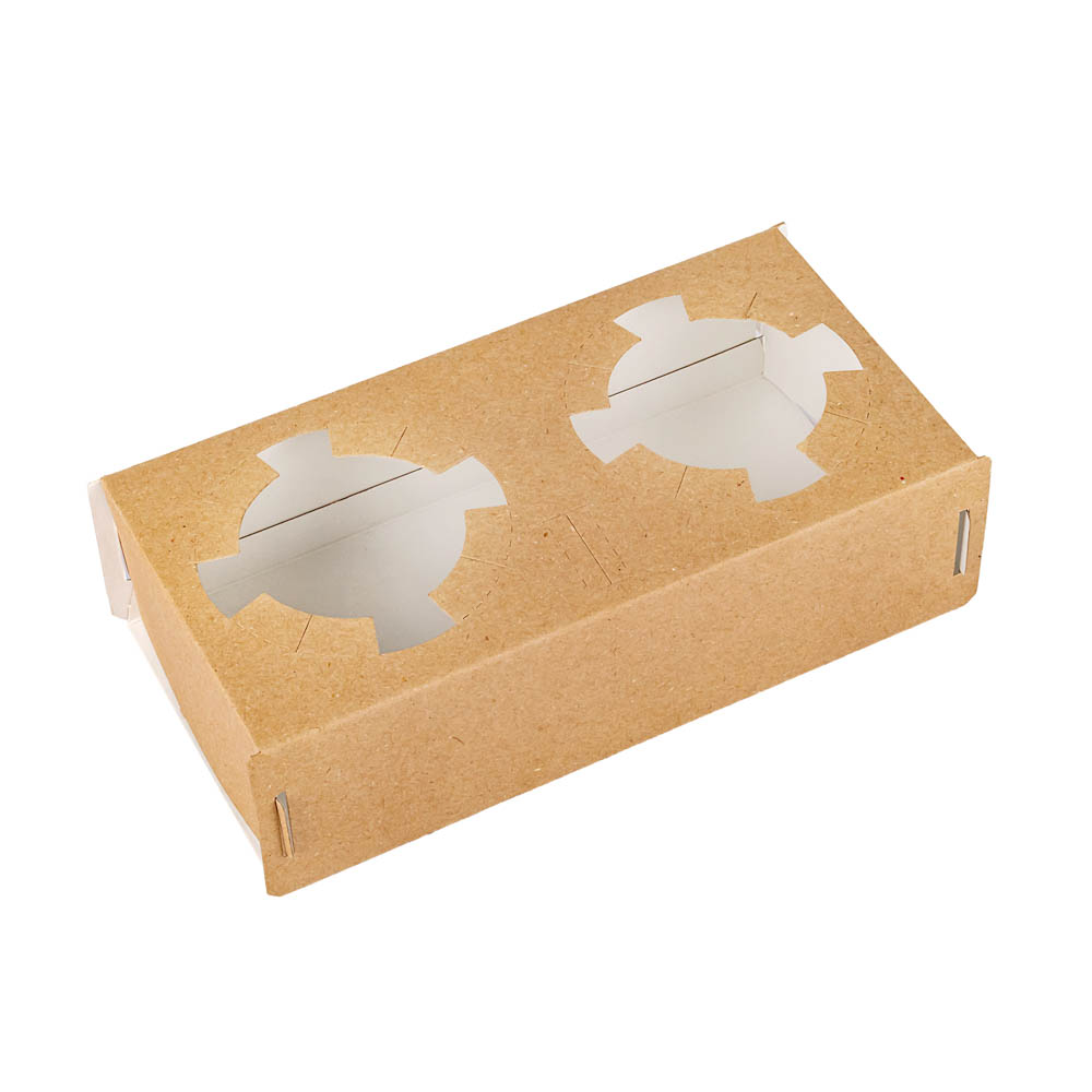 PORTAVASOS BASE CARTULINA PARA 2 VASOS CAFE MEDORO (18*9*5CM) (CPV001) *50UNID