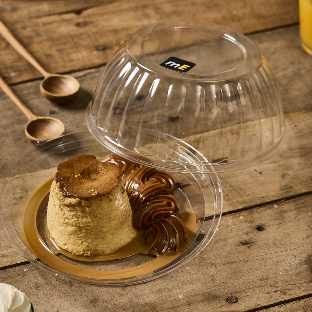 CONTENEDOR DOBLE USO 32OZ CRISTAL CON TAPA PAQ.*50UNID