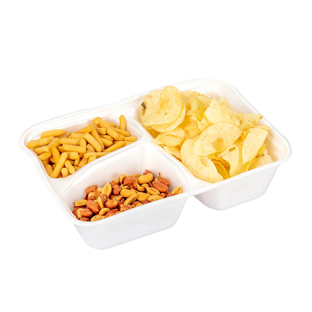 BANDEJA TERMICA DARNEL 900ML (DM90-A3) 3 DIVISIONES (16*22*5.2CM) *100UNID