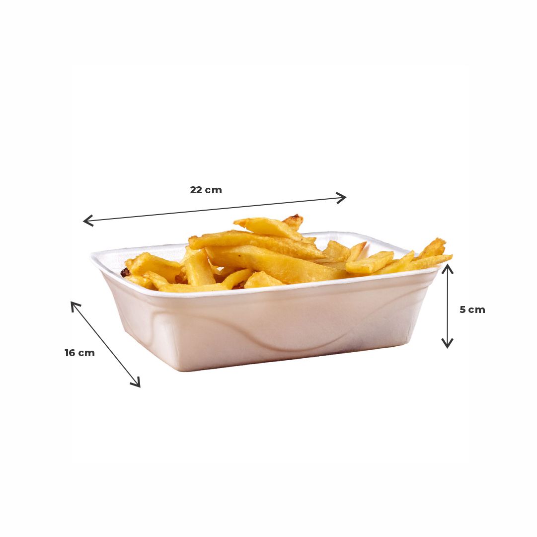 BANDEJA TERMICA DARNEL.1000ML (DM90-A1) (16*22*5CM) *100UNID.