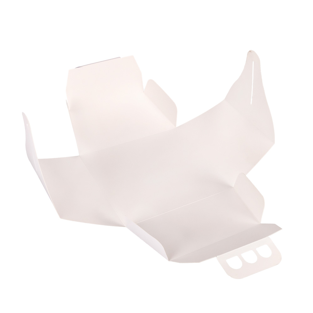 ESTUCHE TORTA CARTULINA BLANCA (21*21*11CM) MEDORO *25UNID