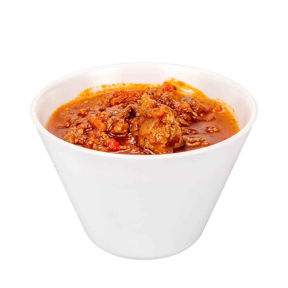 CAZUELA.GRANDE CONICA KOVAL PLASTICO BLANCO (9CM DIAM*6CM ALTO) *12UNID.