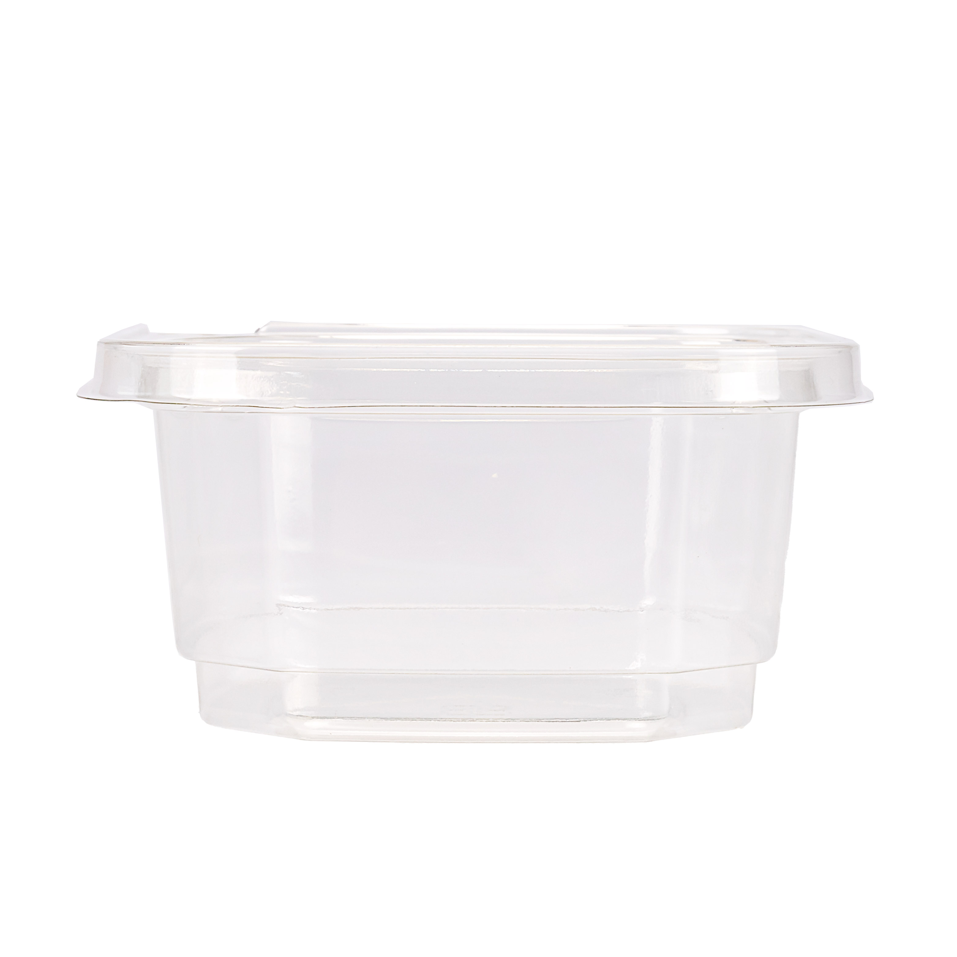 POTE BANDEX CUADRADO PET (360ML) CON PRECINTO SEGURIDAD (12OZ) SIN TAPA *50UNID