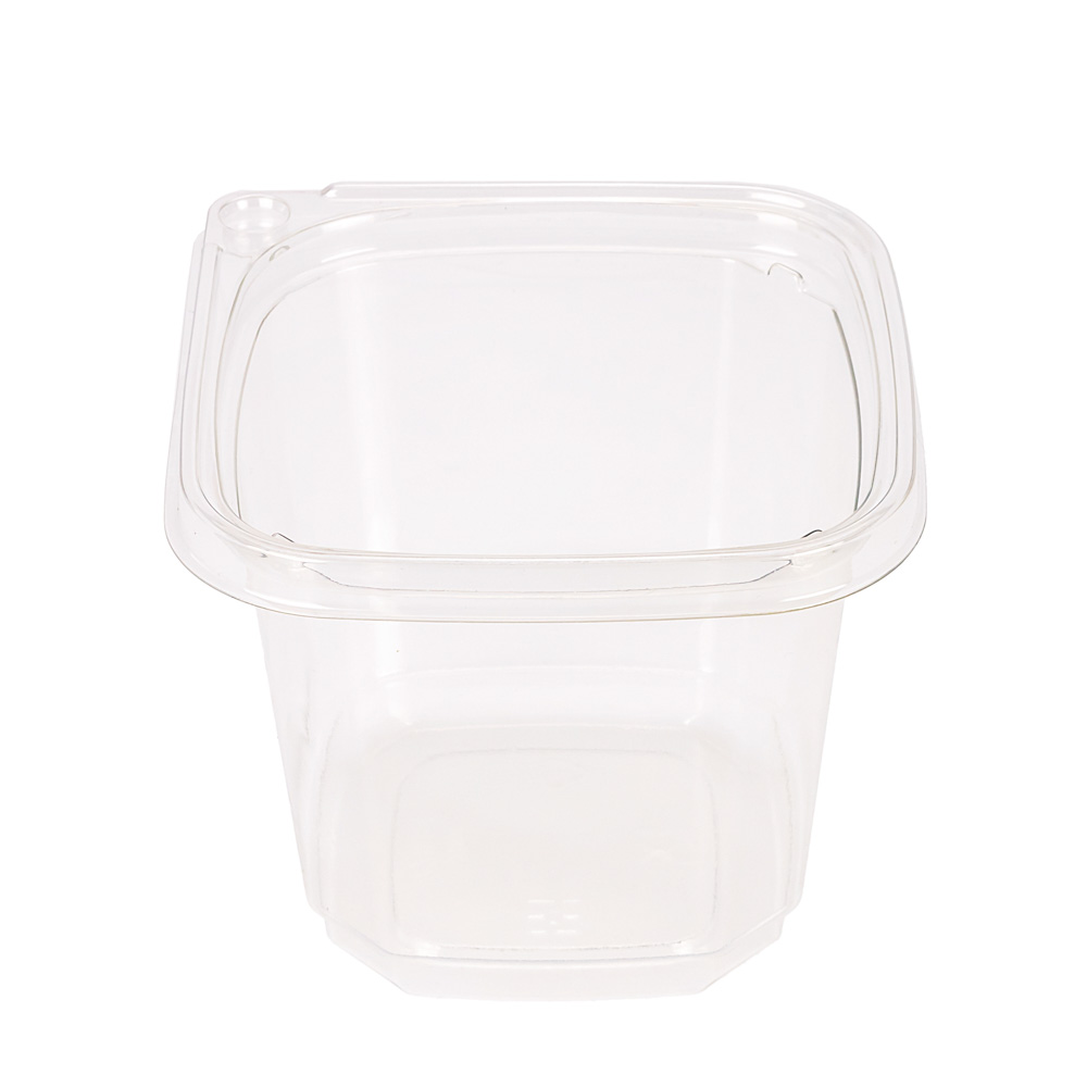 POTE BANDEX CUADRADO PET (720ML) CON PRECINTO SEGURIDAD (24OZ) SIN TAPA *50UNID