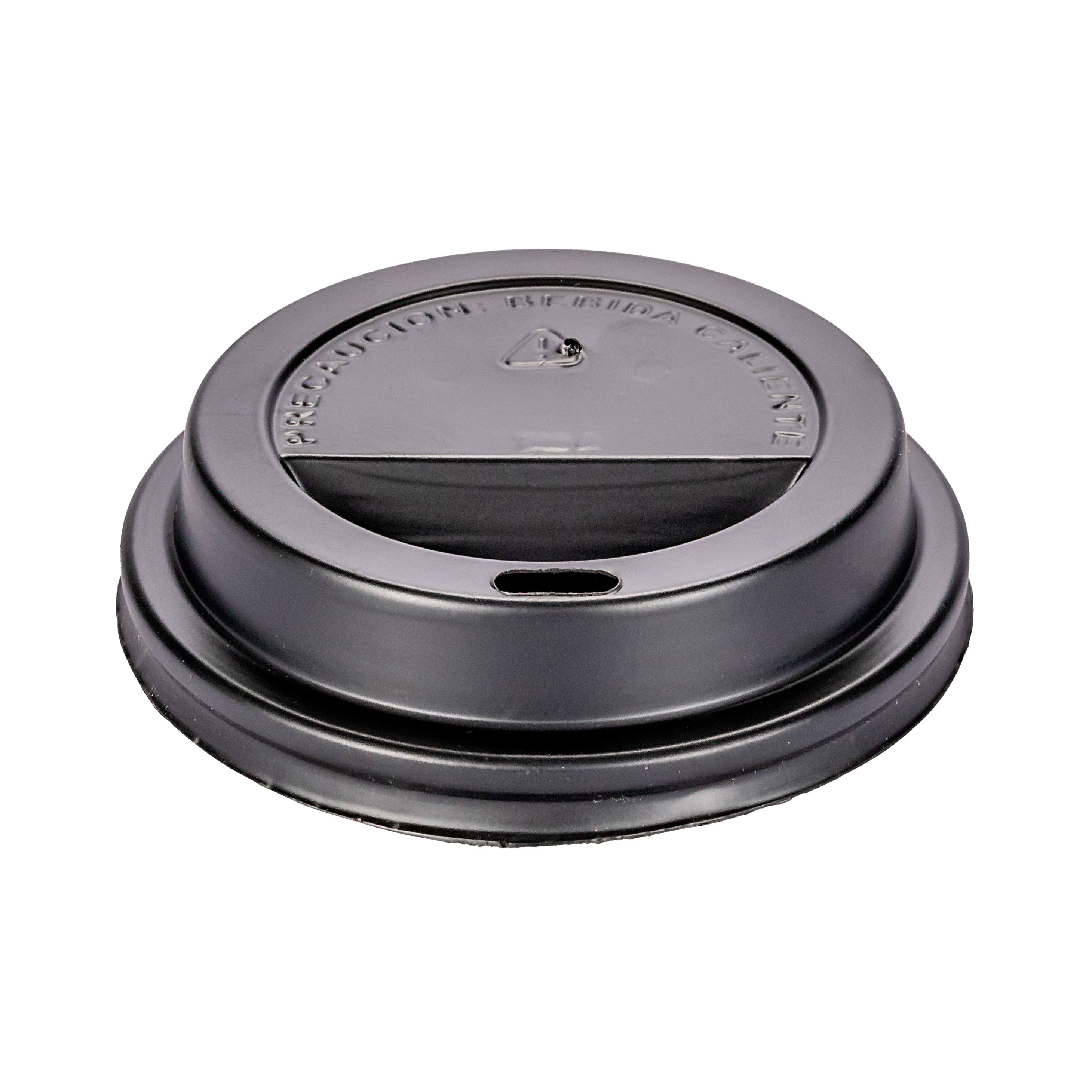 TAPA VASOS POLIPAPEL ENPOLEX.14OZ CON PICO NEGRA PARA DOBLE PARED *100UNID