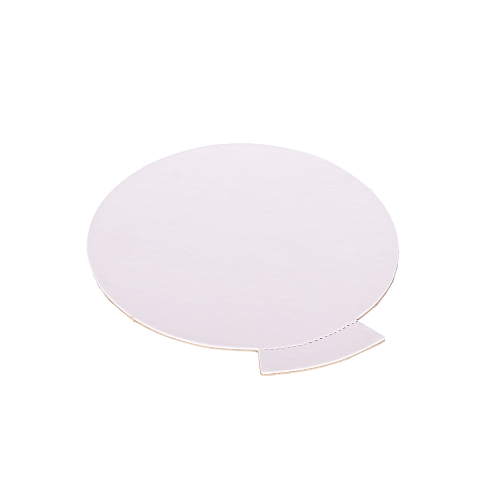 DISCOS DE CARTON LAMINADO BLANCO FERNANDEZ 16CM (1MM C/PESTAÑA) *10UNID