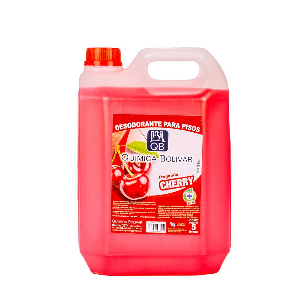 DESODORANTE PISOS QB (5LTS) CHERRY *UNID
