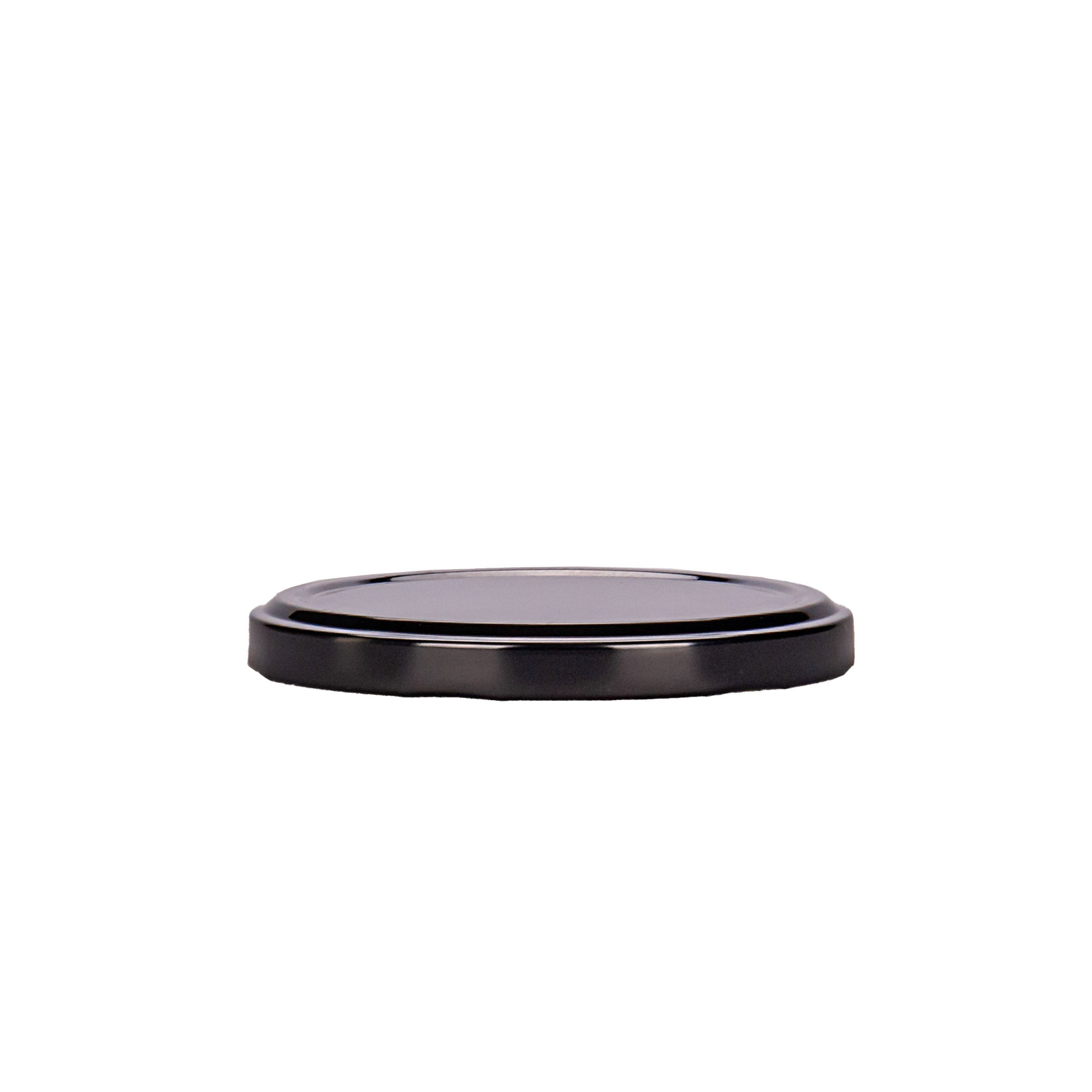 TAPA FRASCO VIDRIO 82MM AXIAL NEGRA (METAL) PACK *12UNID