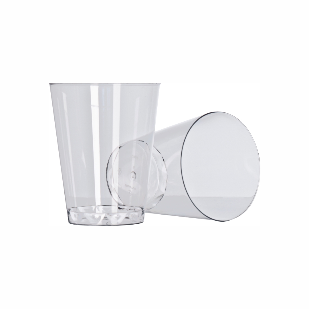 STRAWPLAST VASO RIGIDO.200CC JUGO CRISTAL (ST-346) *10UNID