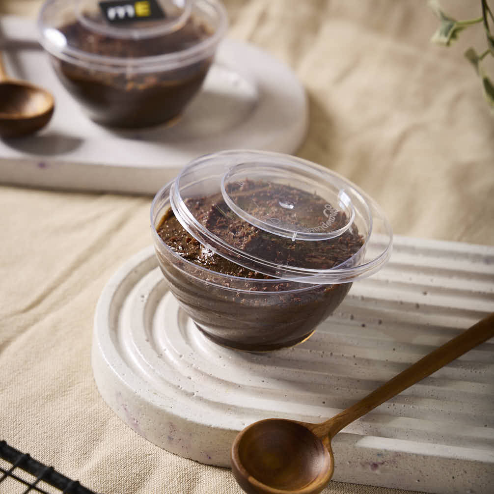 STRAWPLAST POTE RIGIDO 100CC REDONDO C/TAPA CRISTAL (ST-760) *10UNID