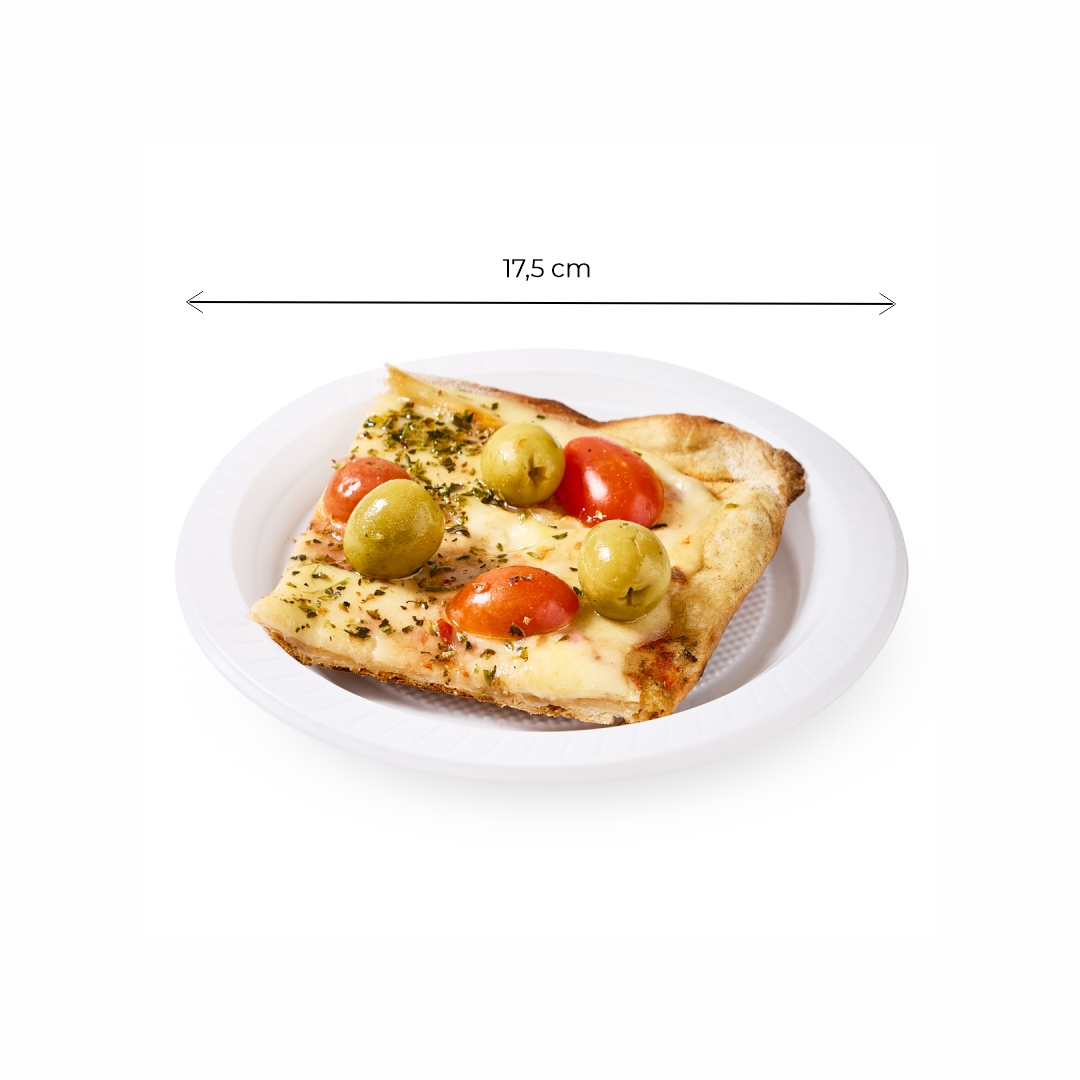 PLATOS DESCARTABLE BLANCO COPOBRAS 17.5CM (PR0-17.5) *10UNID