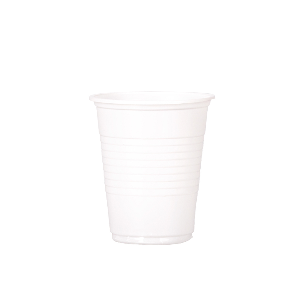 VASOS PLASTICOS BLANCOS 180CC WORK *100UNID