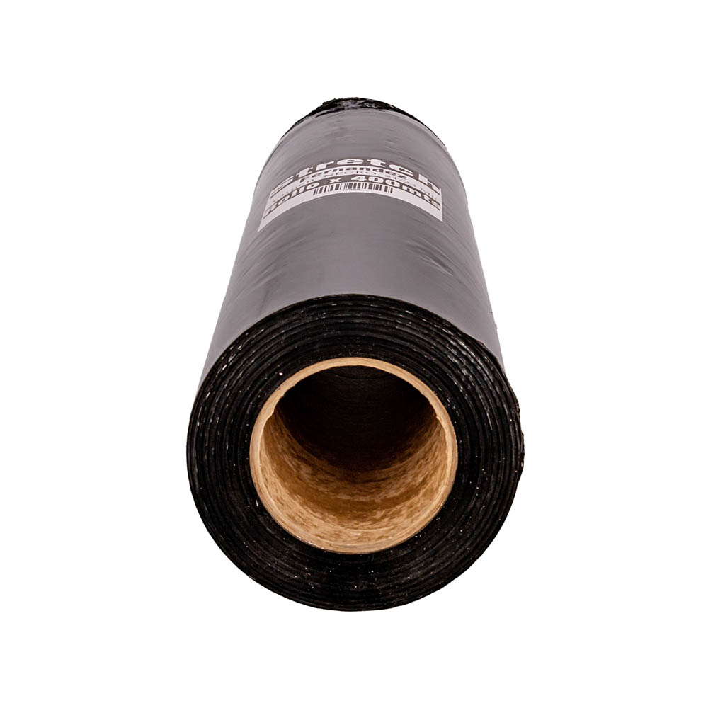 FILM STRETCH FERNANDEZ.COLOR NEGRO S/MGO (50CM - 4KG - CONO FINO) ROLLO *400MTS