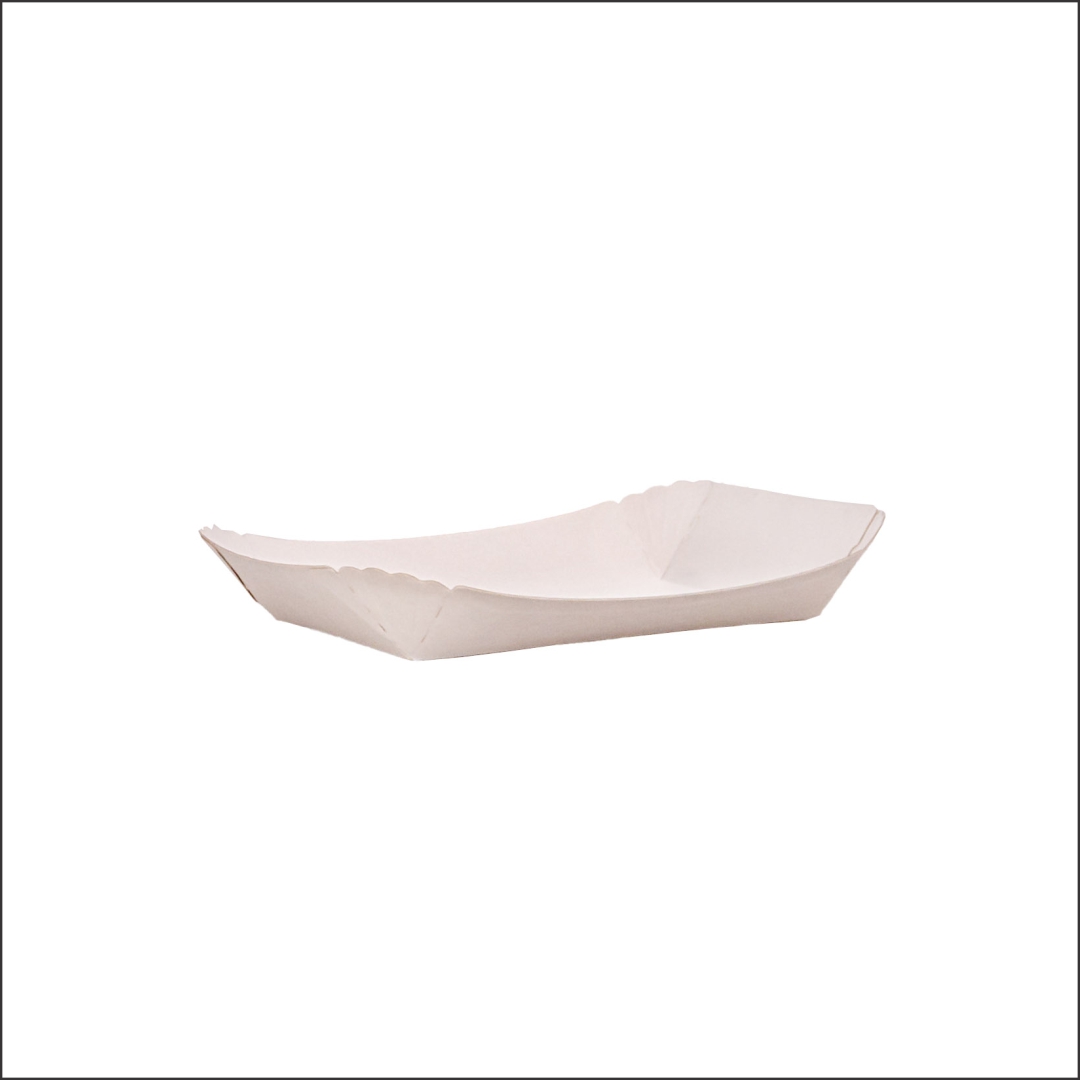 BANDEJA CARTON RECTANGULAR CARTULINA Nº1 (14*16.4*2.2CM) BIOHZ *400UNID�