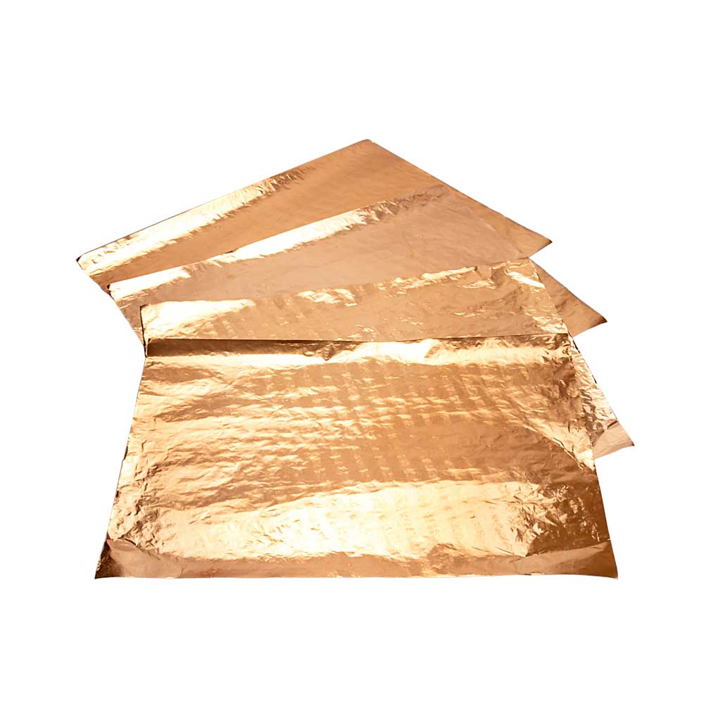 PAPEL FAST FOOD ALUMINIO PANALTERMICO 30*40CM DORADO (160 HOJAS) *KG