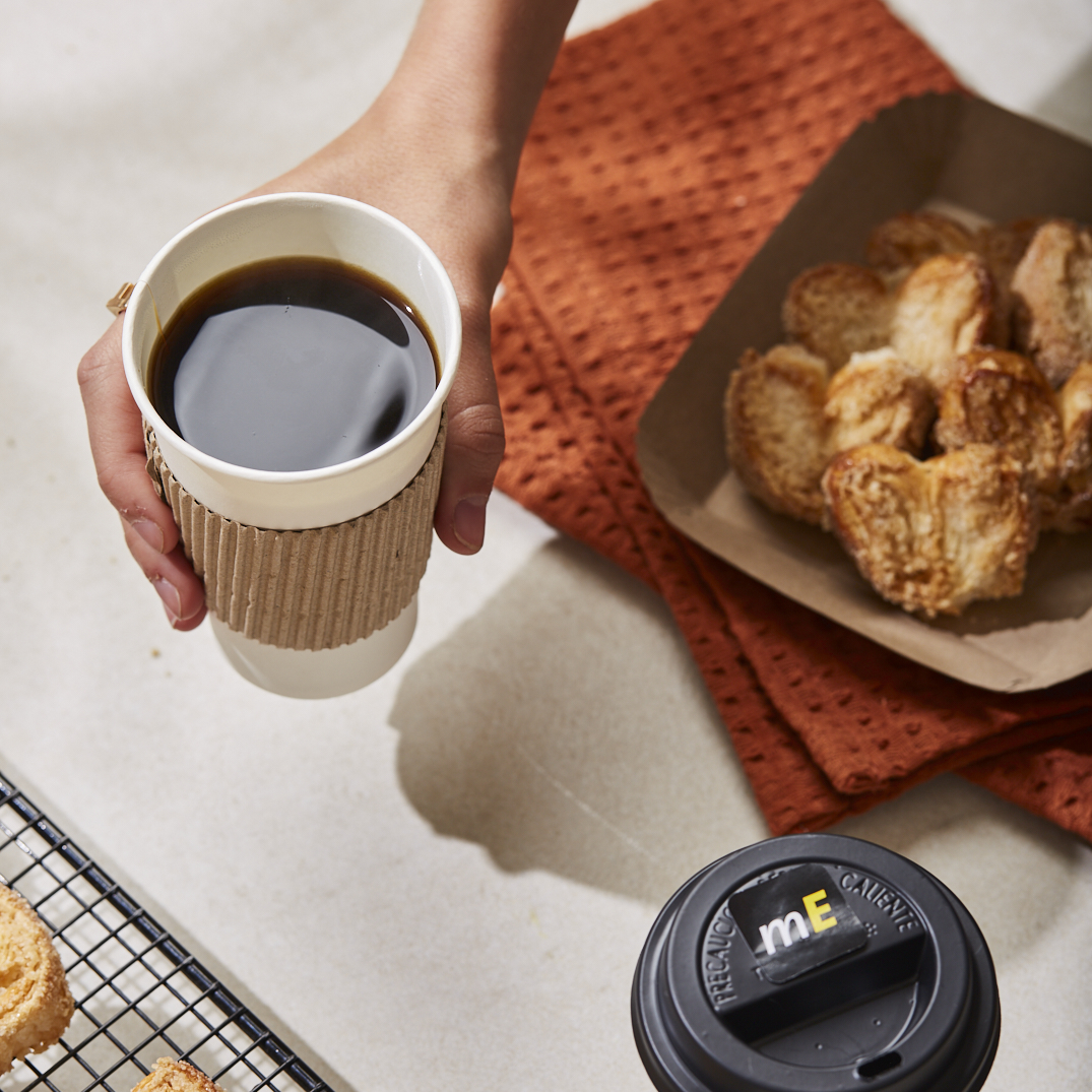 COLLARIN KRAFT LISO CARTON MICRO P/ VASOS S/P 6/8/12/14OZ  (6CM DE ANCHO) mE *100UNID