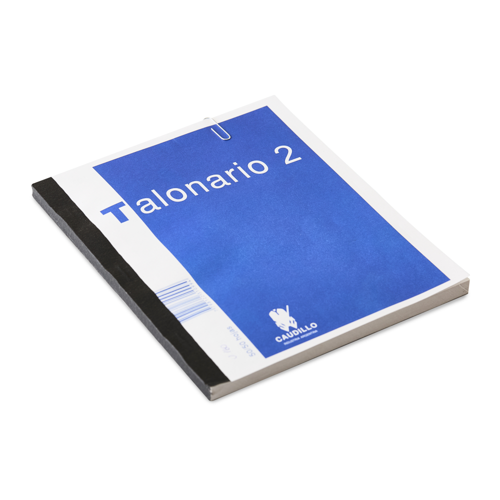TALONARIO X CAUDILLO.GRANDE Nº2 (16*19CM) *50HJS