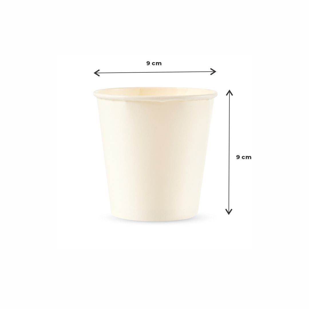 POTE HELADO POLIPAPEL.BO 370CC BLANCO (12.5OZ) *100UNID