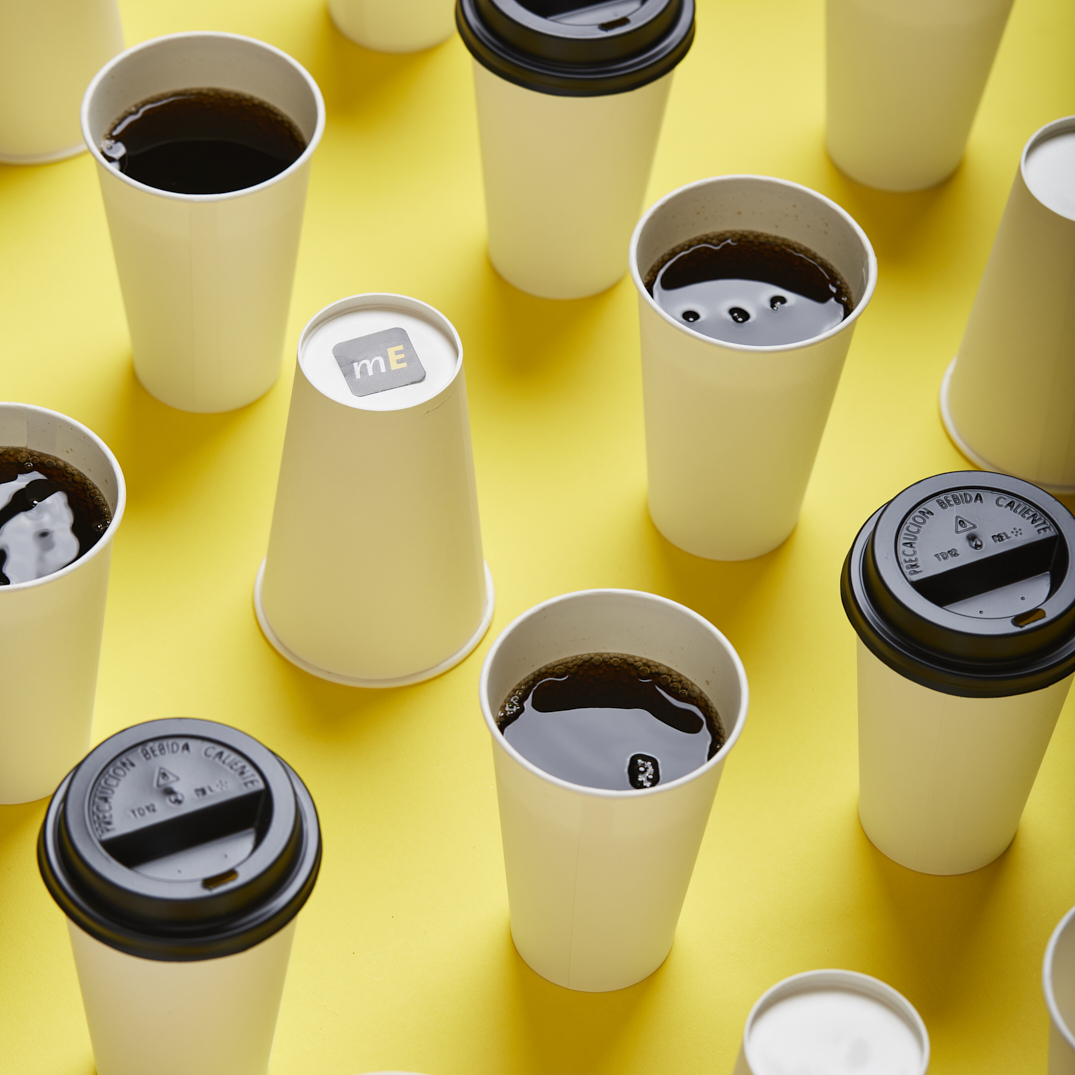 VASOS POLIPAPEL.BO PARA FRIO BLANCO 12OZ (355CC) *100UNID