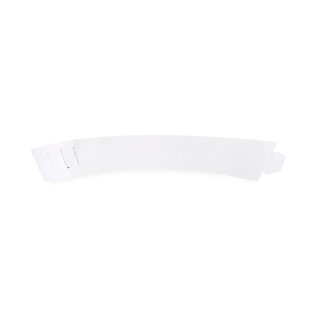 COLLARIN BLANCO LISO CARTON MICRO P/ VASOS S/P 6/8/12/14OZ  (6CM DE ANCHO) mE *100UNID