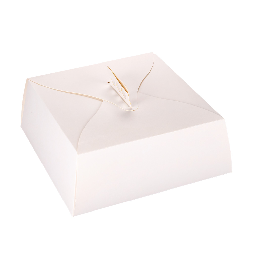 ESTUCHE TORTA CARTULINA BLANCA (30*30*11CM) mE *10UNID