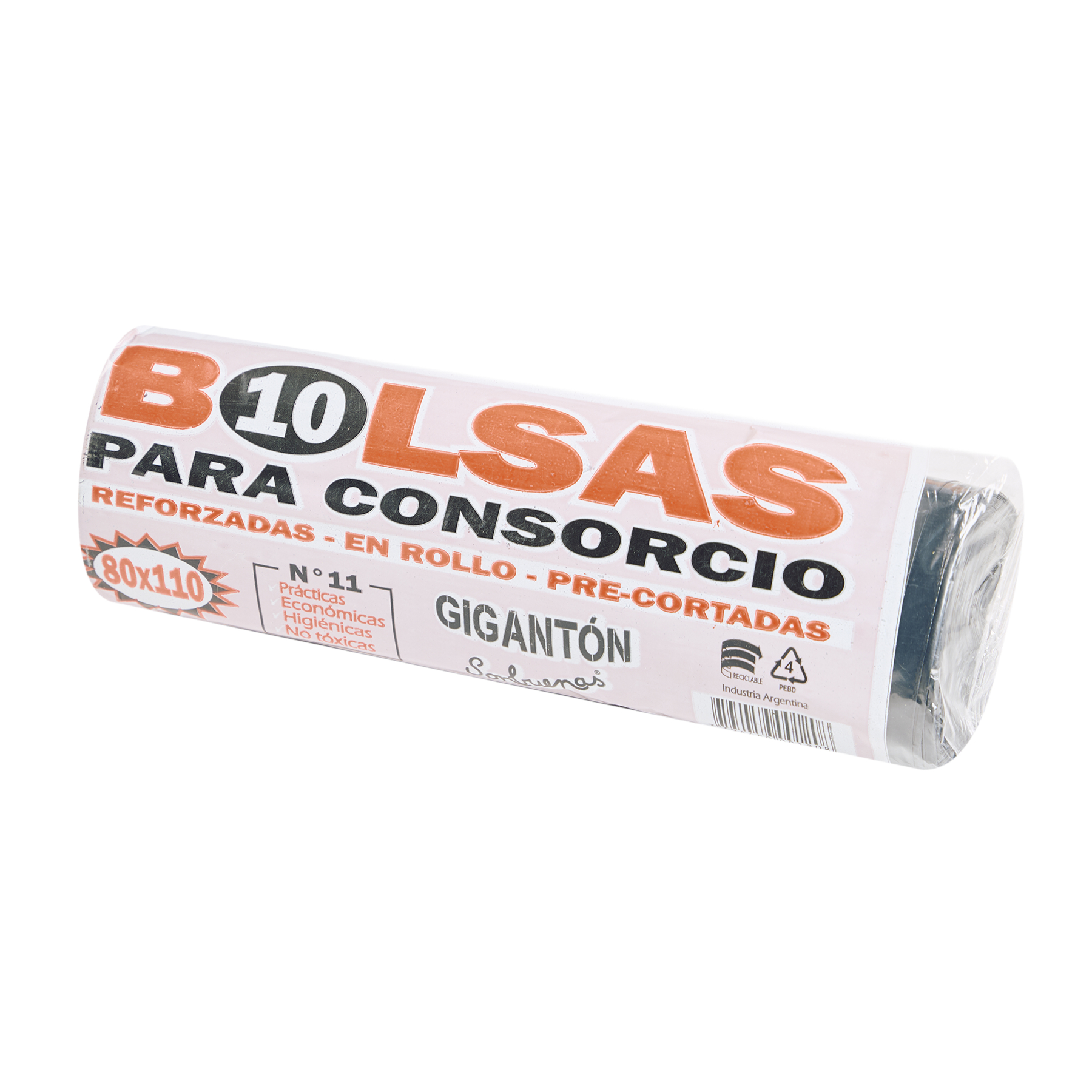 BOLSAS RESIDUO NEGRA SON BUENAS.(ROLLO*10U) 80*110 POLYFILM *UNID