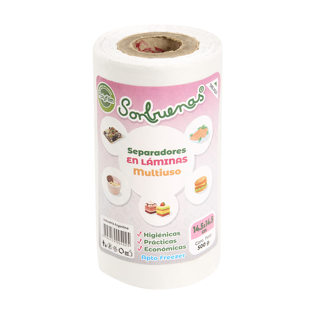 FOLEX SEPARADOR A/D.14.5*14.5CM SON BUENAS EN ROLLO *1/2KG