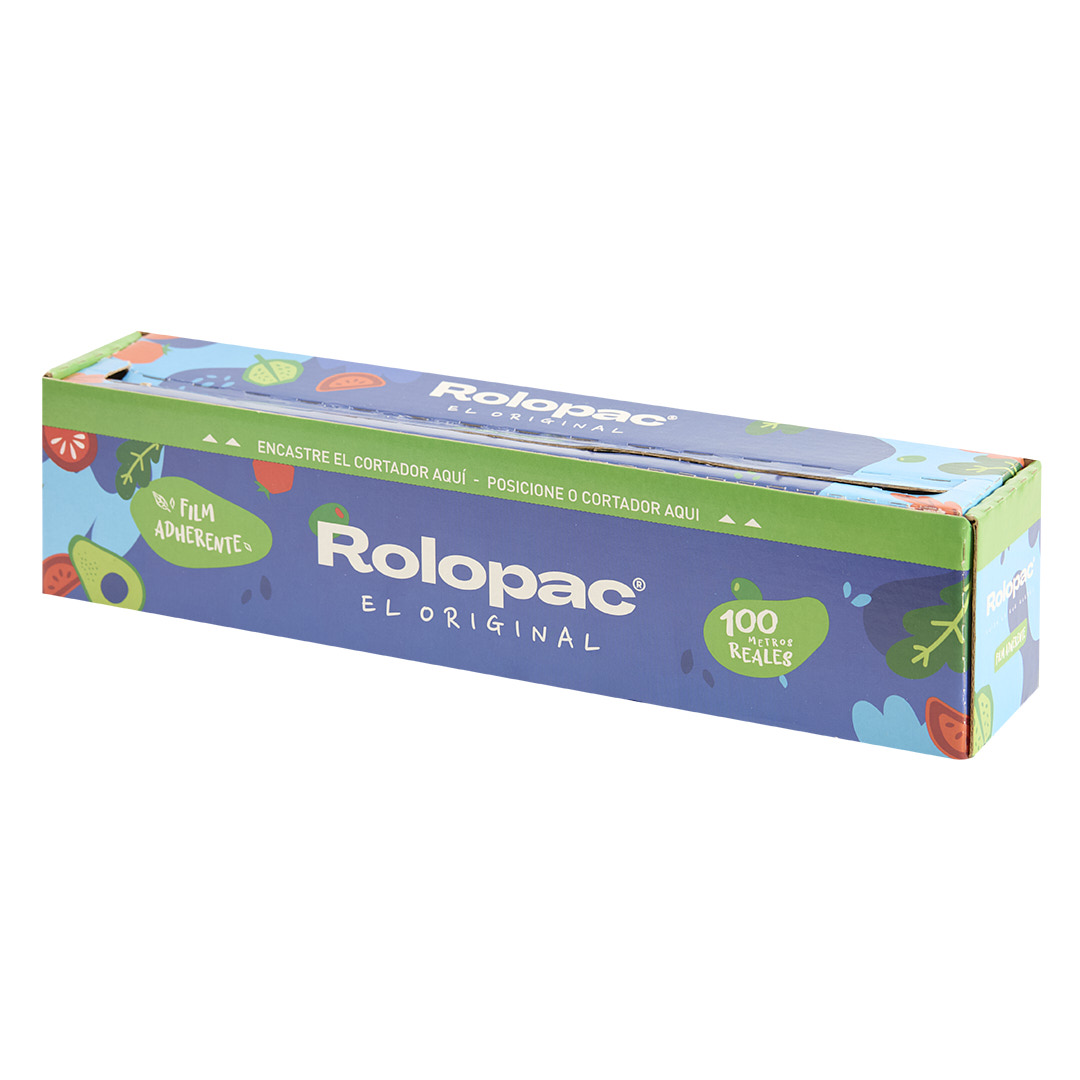 FILM ALIMENTICIO ROLOPAC CUTTER BOX (30CM.*100MTS) PVC *ROLLO