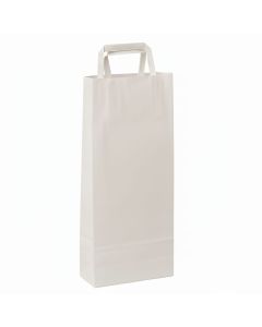 BOLSA BOUTIQUE PAPEL BLANCA 16.5*9.5*40CM *UNID