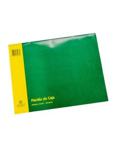 PLANILLA DE CAJA ENTRADA/SALIDA IGNEO (28*22CM) *100HJS