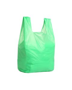BOLSAS CAMISETA REFORZADA VERDE 40*50CM A/D MULTI BULTO *20PAQ