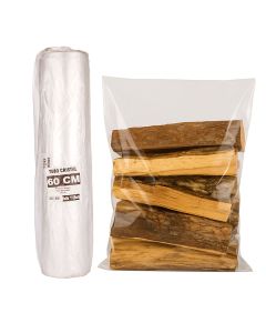 TUBO SIN CORTE mE PE CRISTAL (B/D - 45MIC) .60CM*100MTS *UNID